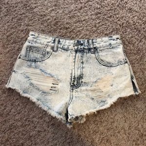Forever 21 High Waisted Cut off Shorts